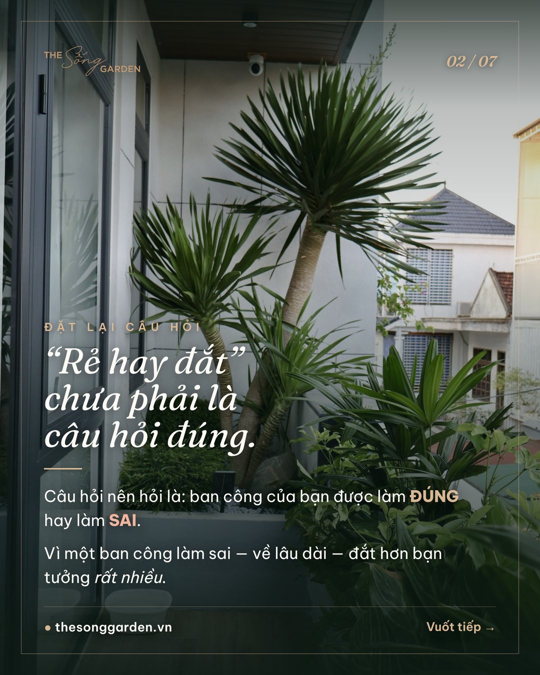 Làm ban công cây xanh